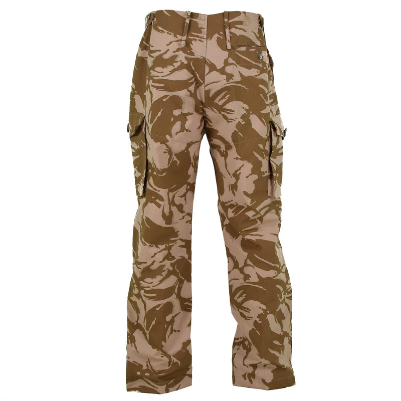 Pantaloni dell'esercito britannico originali Desert DP Field Troops Combat Offroop Bdu Pantaloni