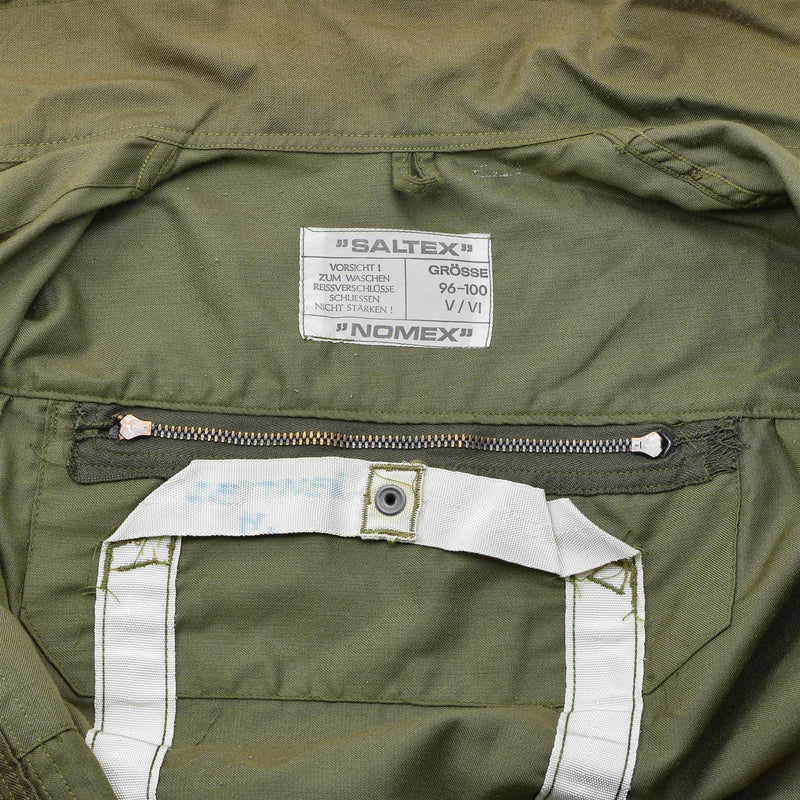 Original Austrian Army Coverll Green Green Nomex Fire Resistente alle tute complessive