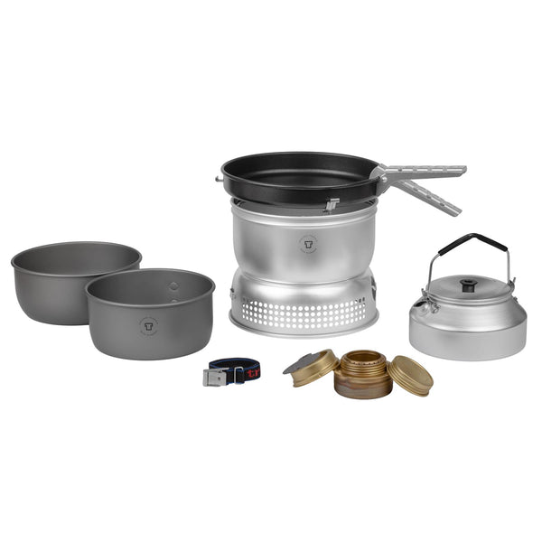 Trangia liquid fuel petrol burner kit stove set hard anodized aluminum compact