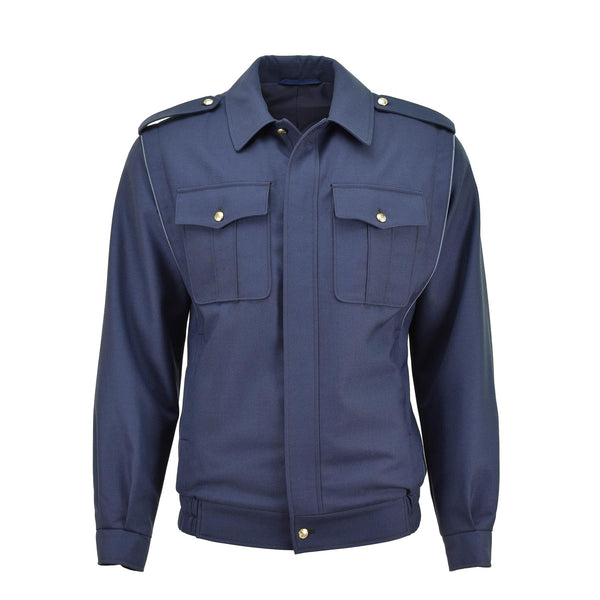 Genuine Czech Military blue blouse jacket golden buttons casual army blouson NEW - GoMilitar