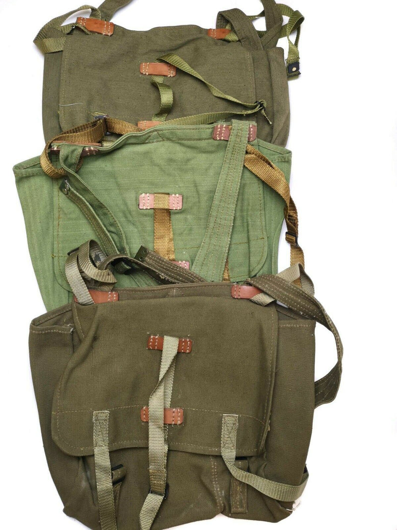 Guido sacchetto di pane rumeno in surplus militare tela oliva haversack surplus