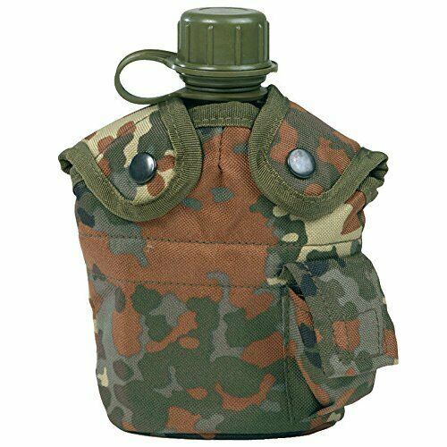 U.S. Army style canteen M1 water bottle with cover cup & alice clips US military