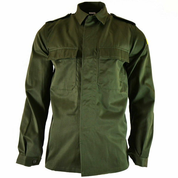 Genú de la chaqueta de campo del ejército belga Bdu Olive Shirt Military Combat nuevo