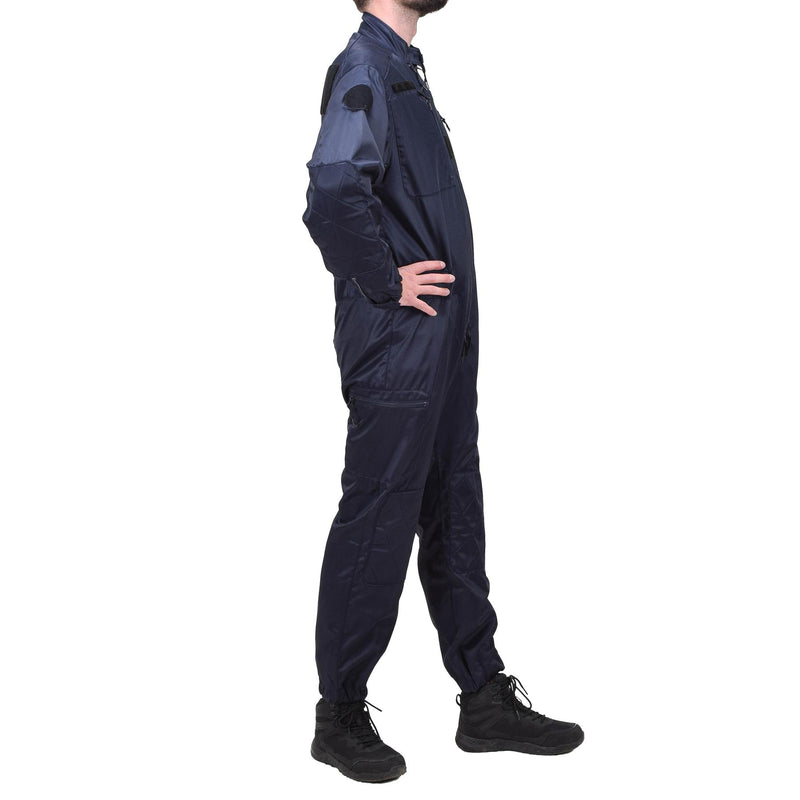 Originele Franse politie-afdeling Blue Coverall Anti-Static Officer Jumpsuit Nieuw