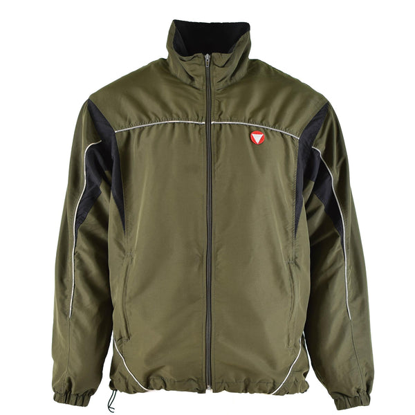 Autentico tuta per allenamento dell'esercito austriaco Sports Vintage Od Green