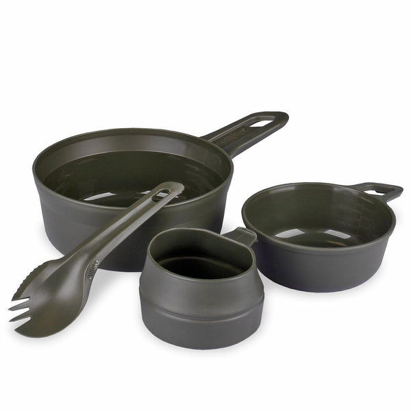 Kit completo de desorden al aire libre establecido por Wildo: esencial de BPA para cenar sobre la marcha