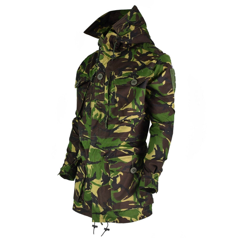 Combate militar del ejército británico original DPM Jacket de campo Parka Smock a prueba de viento nuevo