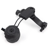 Earmor M19C ARC Rail Kit de adaptador de casco para auriculares M31 M32 PLUS, negro