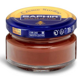 Saphir Creme Surfine Leather Shoe Care Crema para cuero liso 50ml Marrón