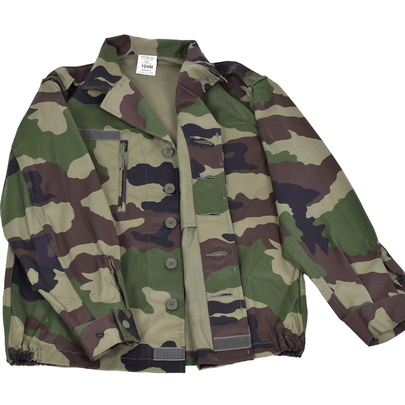Genuino ejército francés f2 f2 chaqueta de combate fatiga ce camufla