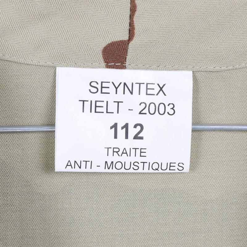 Camisa de combate táctica del ejército francés original gao chaleco f2 desierto camuflage nuevo