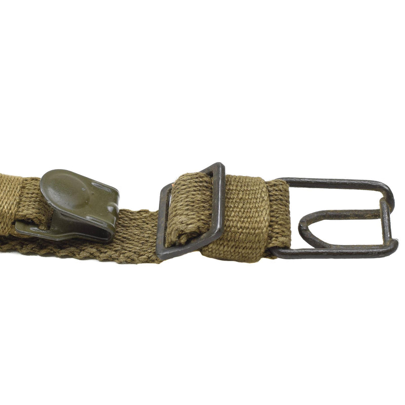 Original Ceca Armata Cetta Y-Strap Canvas & Leather Shelfrers Scatta