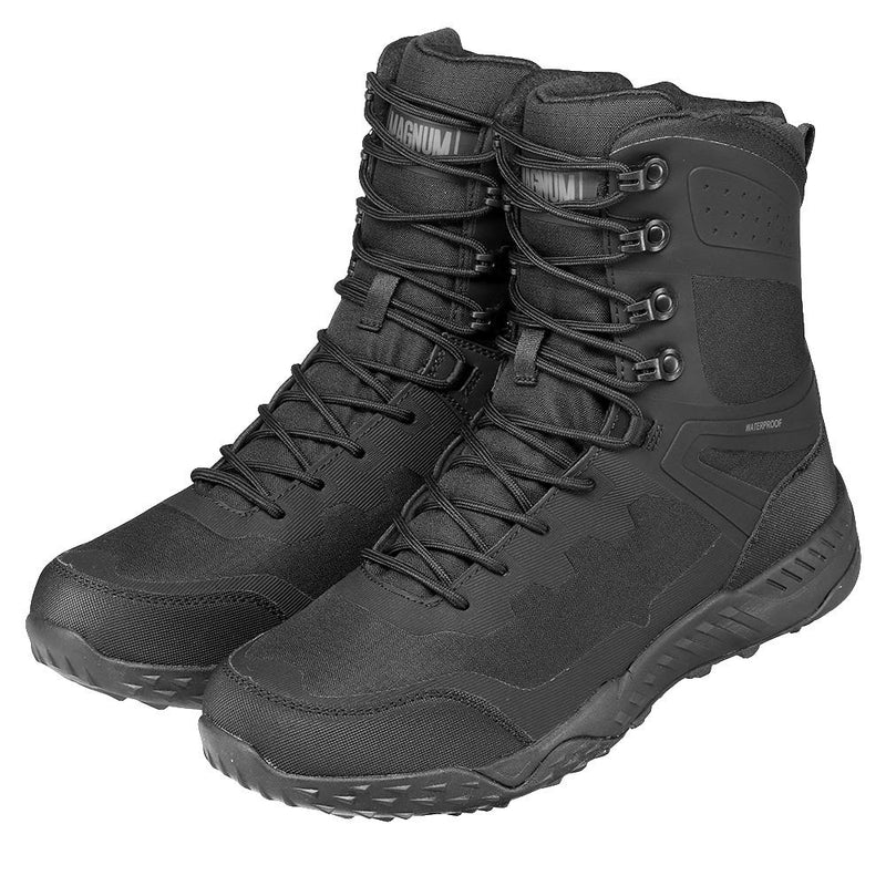 Bottes de combat imperméables Magnum Ultima 8.0, chaussures de randonnée légères et de trek noires