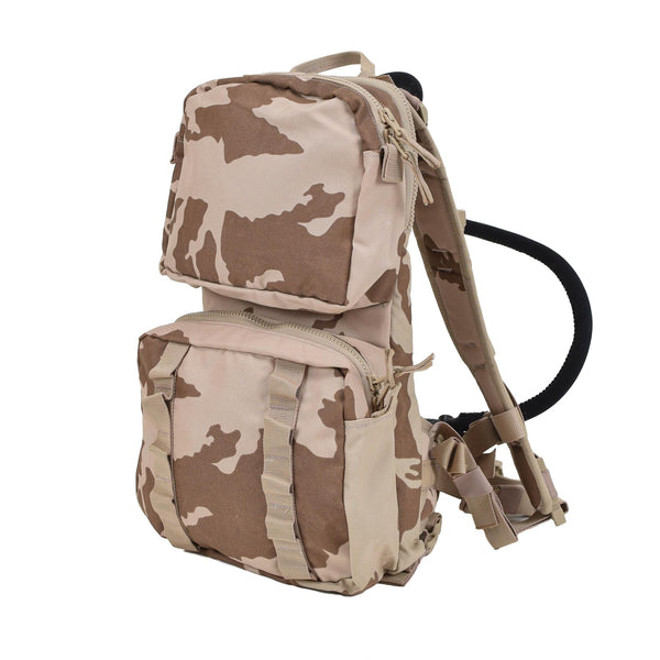 Sistema di zaino di idratazione dell'esercito ceco autentico CZ95 DESERT CAMUFFAGE 3 litri NUOVO