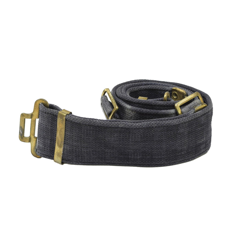 Original British Military webbing tactical belt troops combat quick release Blue