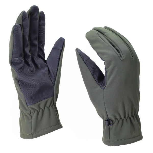 Guantes de Mil-Tec Softshell Thinsulate ™ Linería de oliva Invierno para hombre OD Green Military
