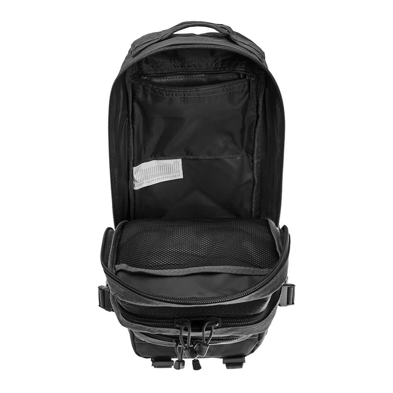 MIL-TEC US Assault Style 20L taktischer Tagesrucksack Outdoor Camping schwarzer Rucksack