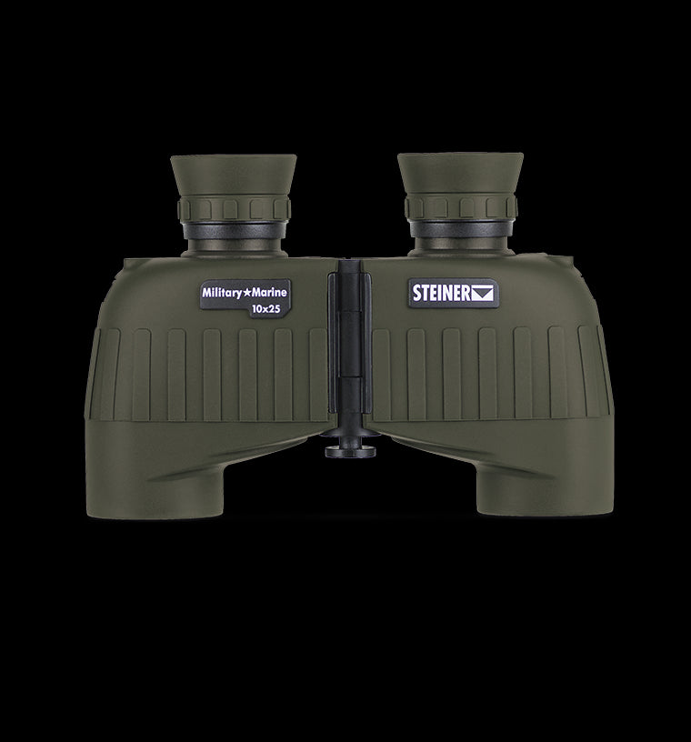 Steiner Binoculars Military Marine 10x25 Olive Rugged Auto Focus Hunting Optics