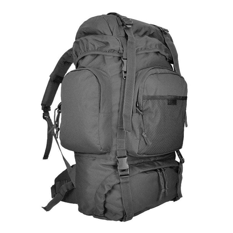 MIL-TEC COMMANDO Rucksack robuster 55L wasserdichte Hülle Trekkingrucksack schwarz