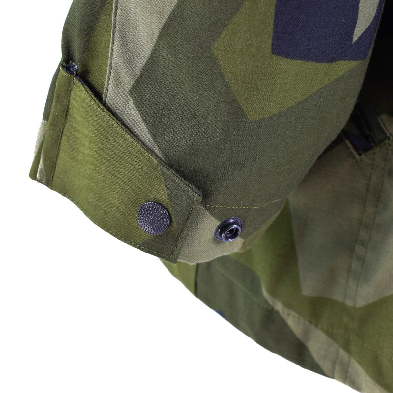 Original Swedish army heavy M90 jacket splinter camo military field troops NEW