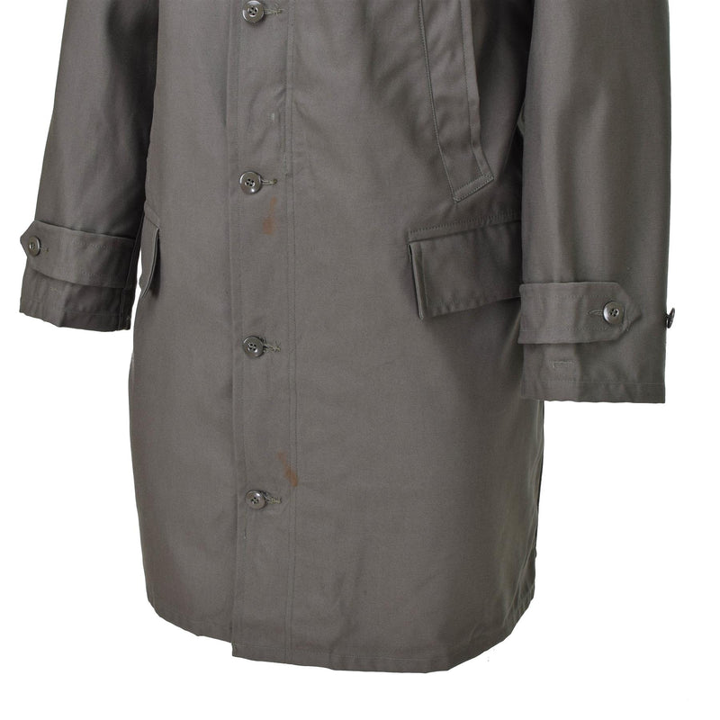 Genuine German army parka olive military surplus jacket long coat OD vintage NEW