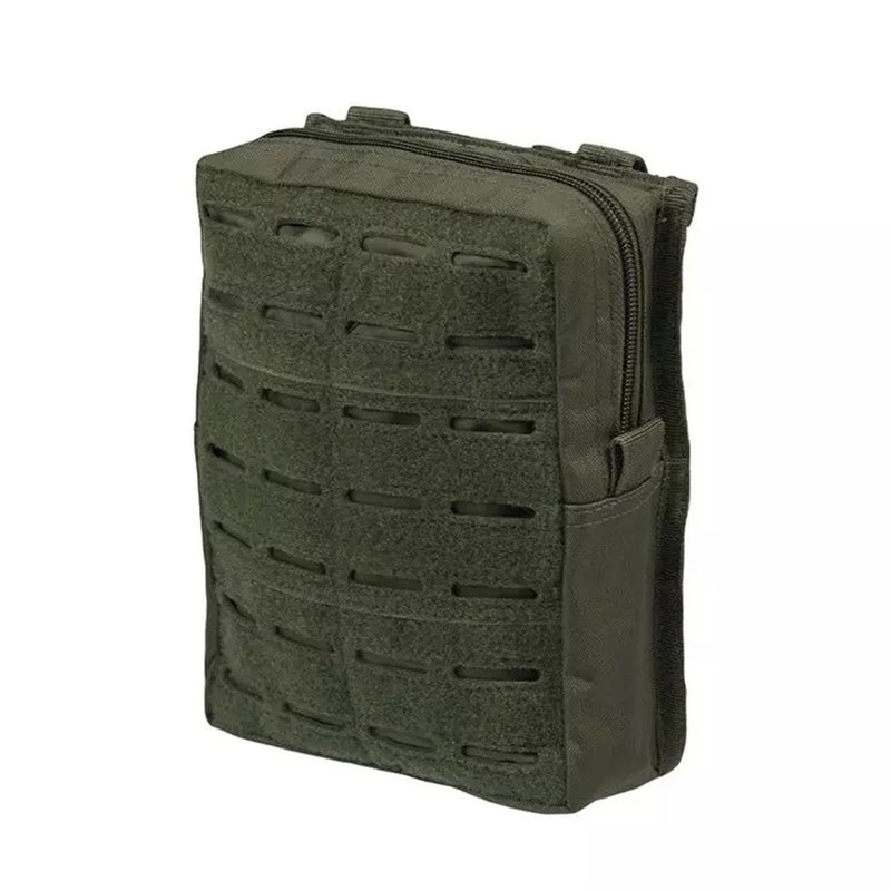 Pochette de ceinture tactique découpée au laser MIL-TEC, étui utilitaire de terrain, grand sac molle olive