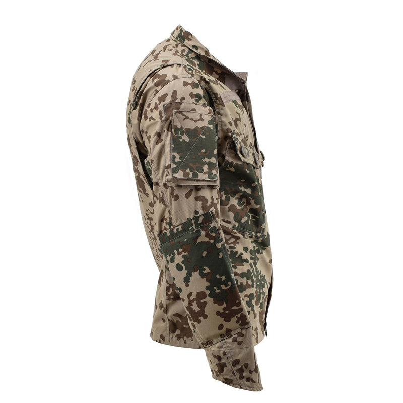 Tacgear Brand Military Style Commando Field Jacket Desert Flecktarn Camufas de camuflaje