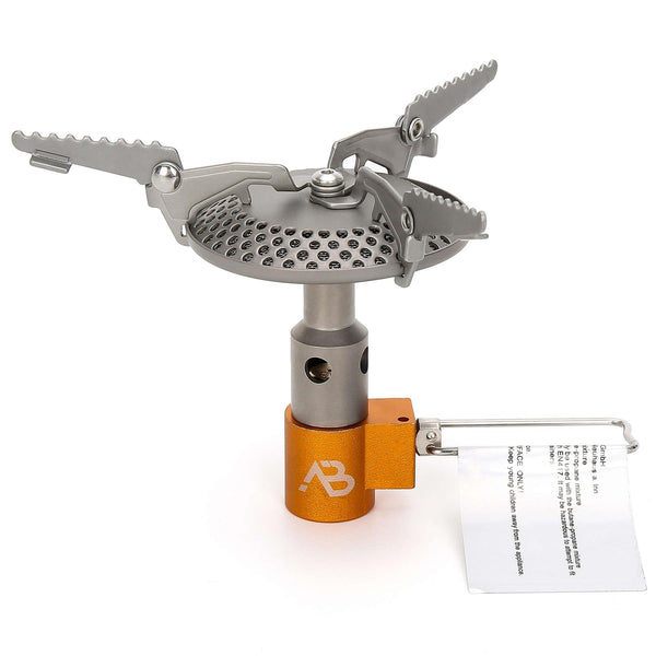 A.Blochl AB-16 camping gas burner lightweight titanium trekking hiking stove NEW