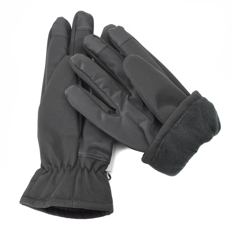 Gants Mil-Tec pour hommes, doublure Softshell THINSULATE™, noir, équipement tactique d'hiver pour hommes