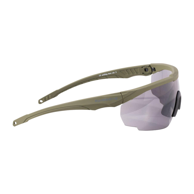 SWISS EYE Schutzbrille Antibeschlag UV-Schutz verstellbarer Winkel Schutzbrille Olive
