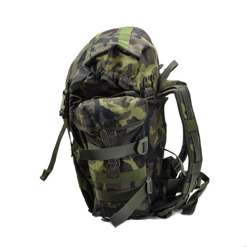 Sac à dos militaire d'origine tchèque Molle à dégagement rapide Woodland Camo 30l