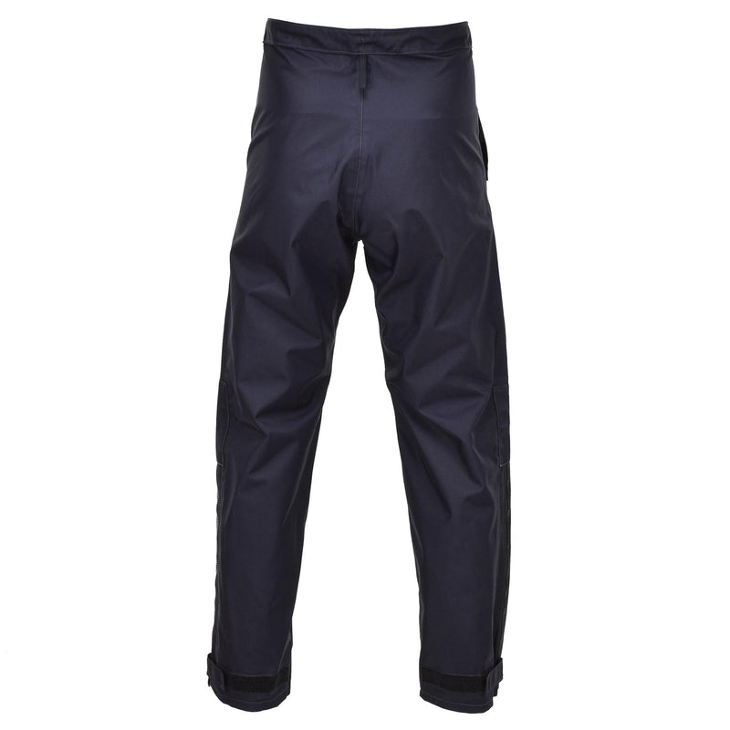 Cantaloni autentici della polizia della polizia britannica Pantaloni bagnati impermeabili per esterni blu