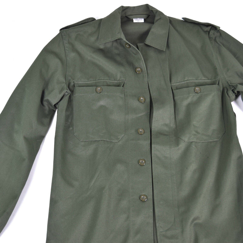 Original Belgian army field jacket military BDU olive shirt military combat NEW