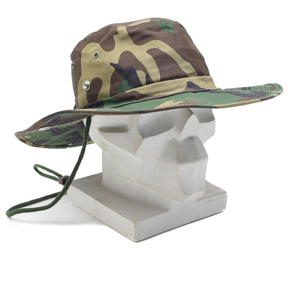 MFH Marca Militar Military Bush Hat Summer Panama Jungle Bucket Tap Woodland NUEVO