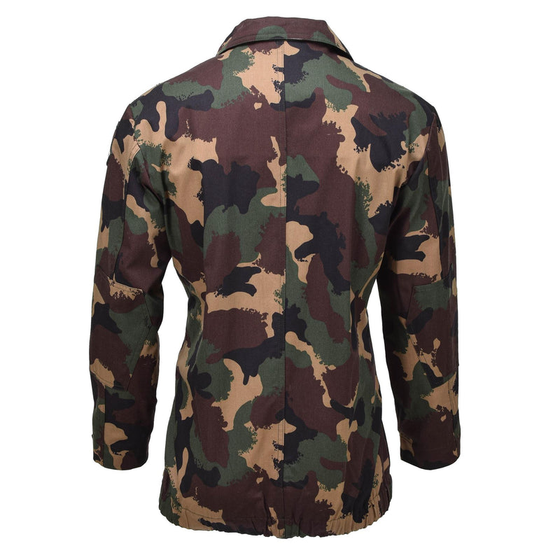 Originele Hongaarse militaire veldjack M1990 vierkleuren bosoverhemden nieuw