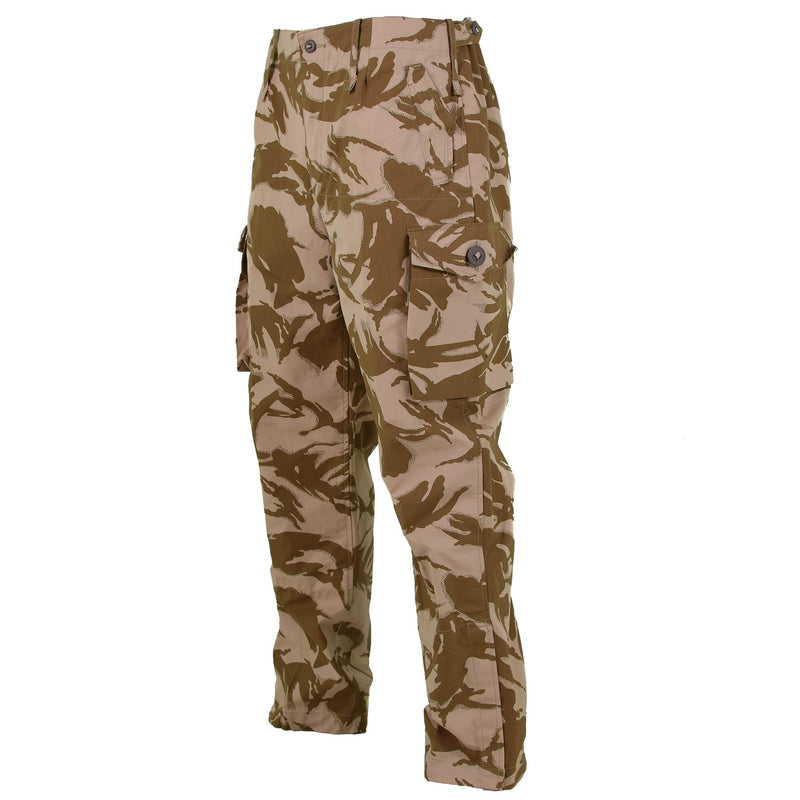 Pantaloni dell'esercito britannico originali Desert DP Field Troops Combat Offroop Bdu Pantaloni