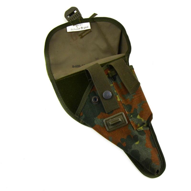 Hólster de pistola del ejército alemán original Flecktarn Camo Funda