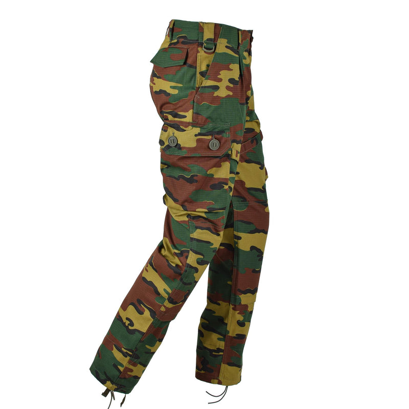 Tacgear Brand Belgium Army Style Field Field Combat Pants CAMO CAMO RIPSTOP