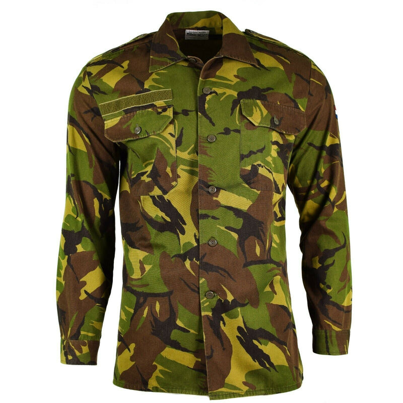 Original Dutch army shirt M65 military issue woodland DPM combat jacket Holland