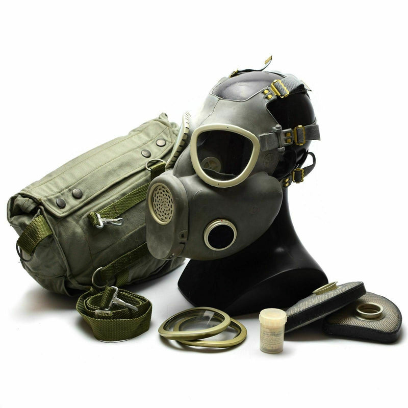 Polish Military Gas Mask MP-4 Genuine respiratory chemical Grey Olive OD NEW
