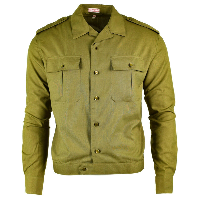 Echt Hongaars legerhirt Khaki Officer Militaire Lange Mouw Nieuw