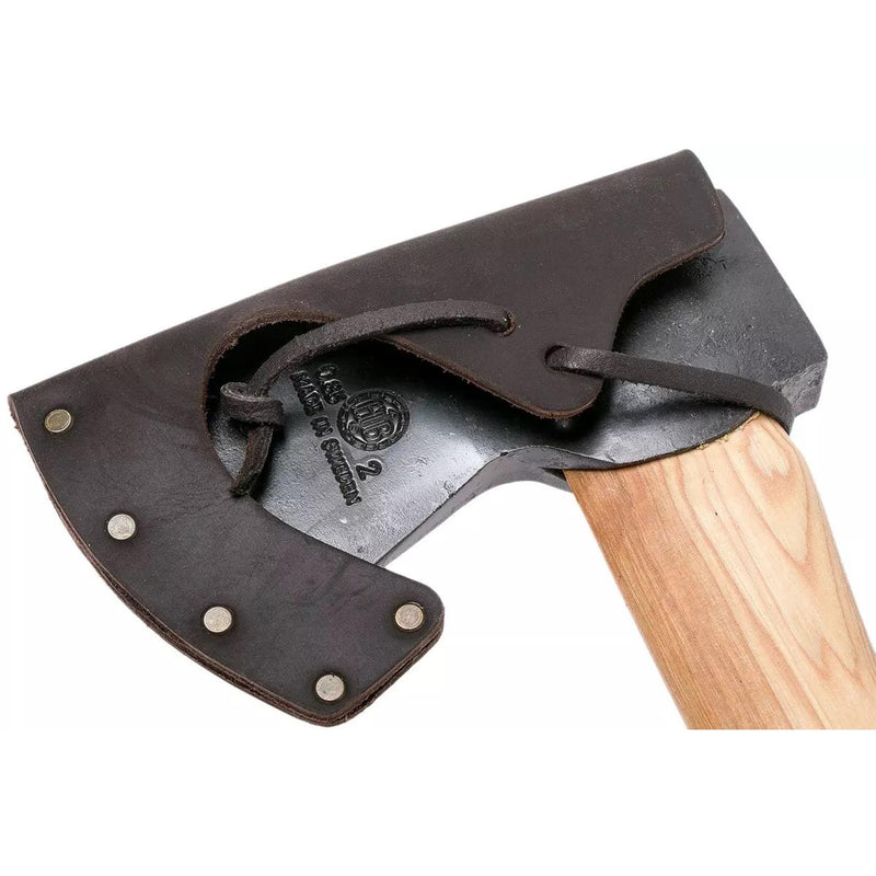 HULTAFORS Qvarfot Felling Axe long hickory shaft sharpened carbon steel ax head