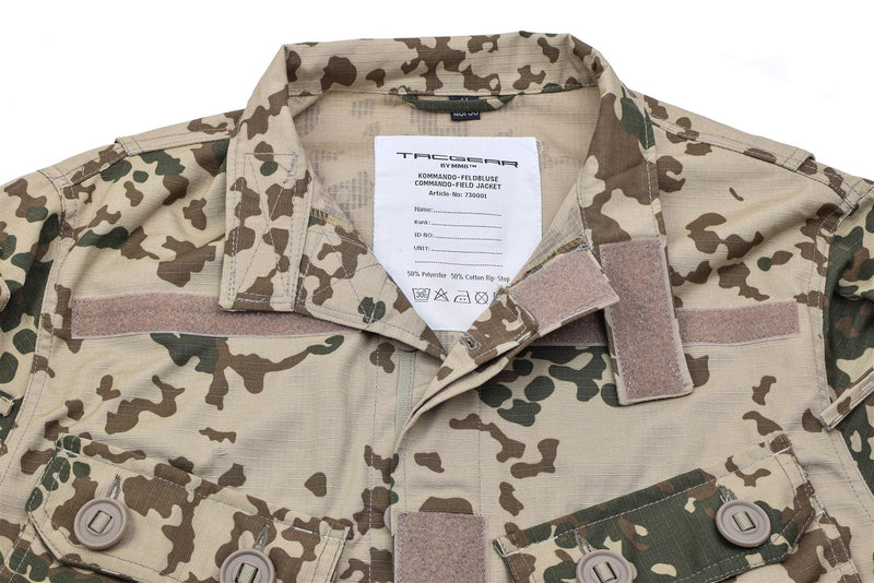 Tacgear Brand Military Style Commando Field Jacket Desert Flecktarn Camufas de camuflaje