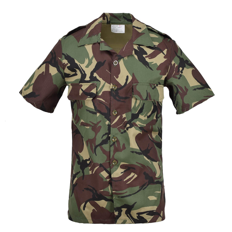 Botswana Botswana Military Woodland Combat Camisetas de manga corta Ligeros nuevos