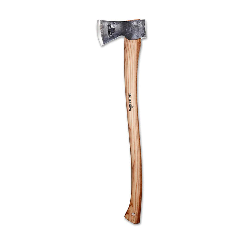 HULTAFORS Qvarfot Felling Axe long hickory shaft sharpened carbon steel ax head