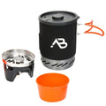 A.Blochl AB-1 Campingkocher System Kochset Wandertopf Flüssiggasbrenner NEU