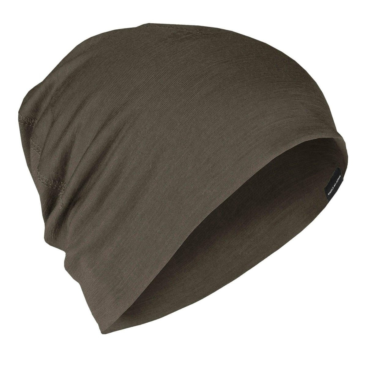 Bonnet léger A.Blochl en laine mérinos pour le sport et l'extérieur, casquette de montre, vert olive