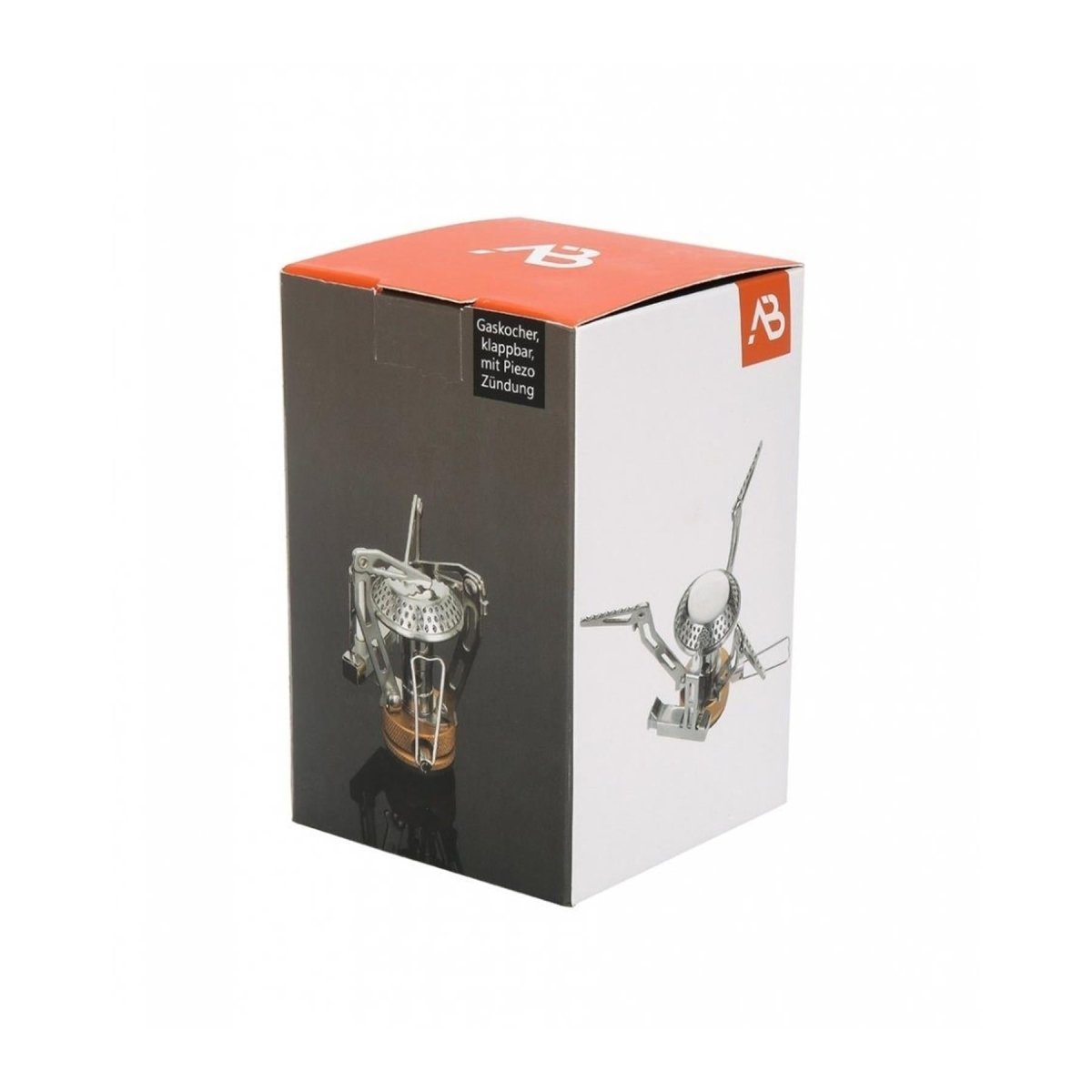 A.Blochl Portable Camping Gas Quemador Estufa Piezo Piezo Ignition Titanium NUEVO