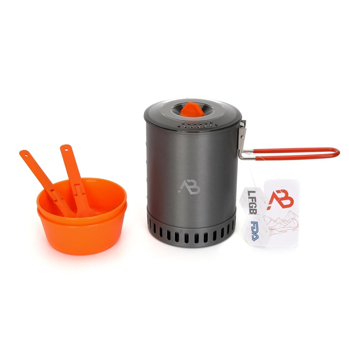 A.Blochl Sage saucepan and dishes set lightweight fast heating aluminum gray NEW