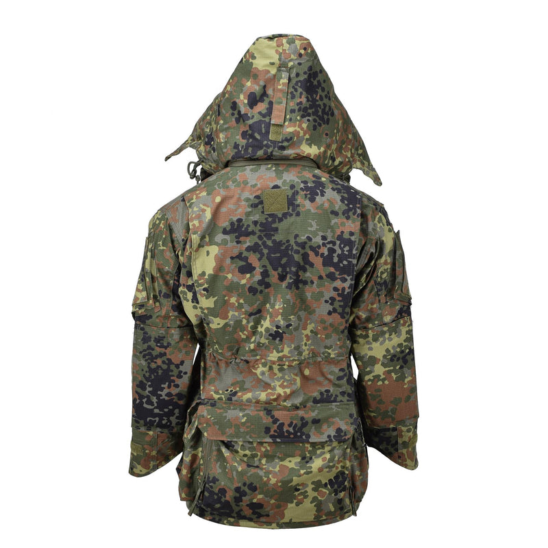 Veste de commando de style militaire de marque TACGEAR, entièrement zippée, ripstop flecktran